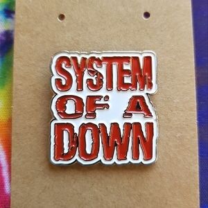 System of a Down Enamel Pin Brooch